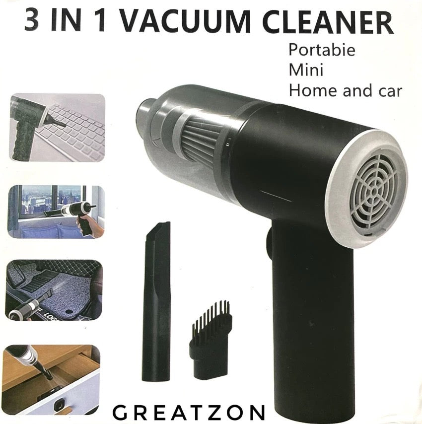 *3 in 1 Handheld Vacuum Car Cleaner*