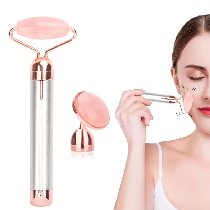Micro vibrating facial roller & massager Cell operated