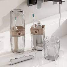 Travel toothbrush holder
