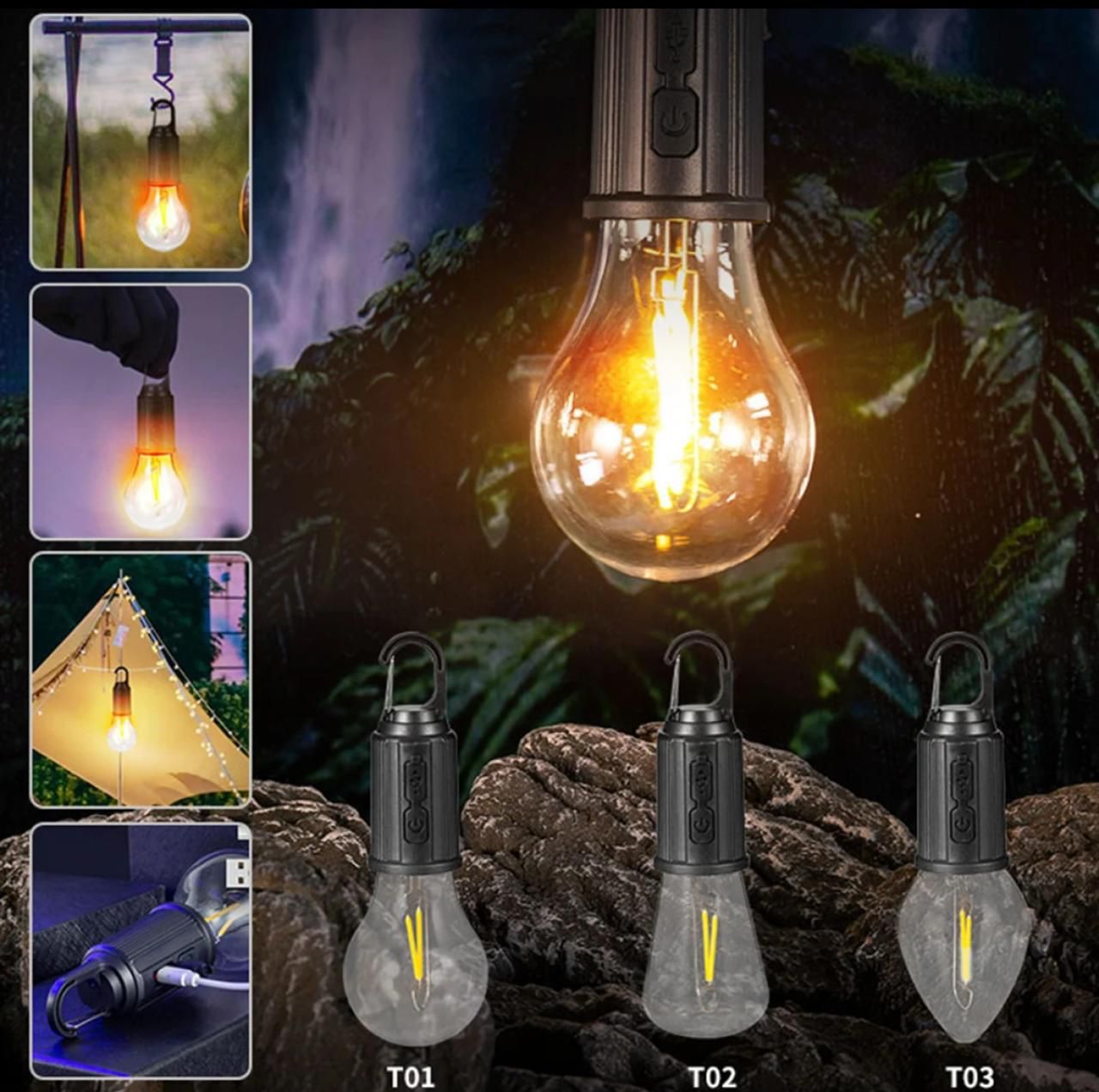 Rechargeable Led Camping Bulb/Lamp