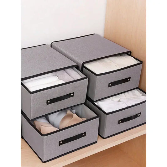 Fabric storage box 2 drawer washable