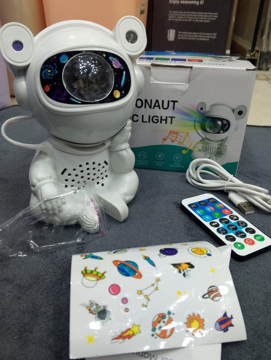 _Astronaut Galaxy Star Projector Space Night Light LED RGB Lamp With Bluetooth Speaker For Room