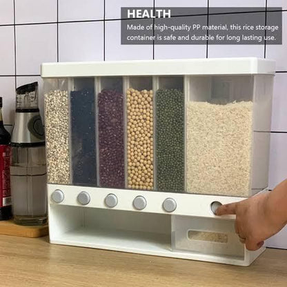 10kg 6 partition Cereal Dispenser