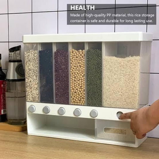 10kg 6 partition Cereal Dispenser