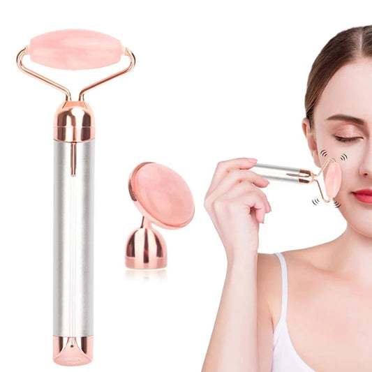 Micro vibrating facial roller & massager  Cell operated