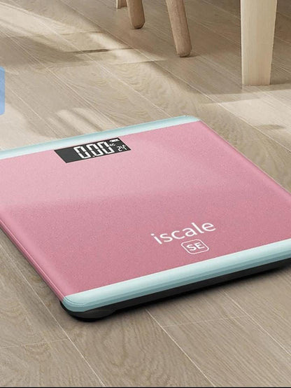 iScale Digital LCD Electronic Tempered Glass bathroom Weighing Scale