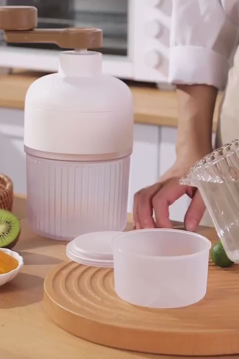 Manual Ice Shaver Crusher Snow Cone Machine
