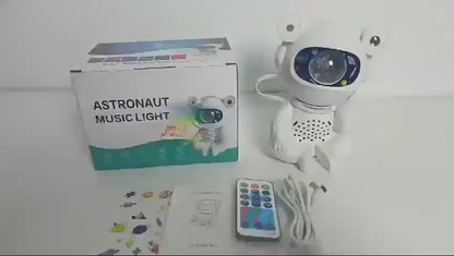 _Astronaut Galaxy Star Projector Space Night Light LED RGB Lamp With Bluetooth Speaker For Room